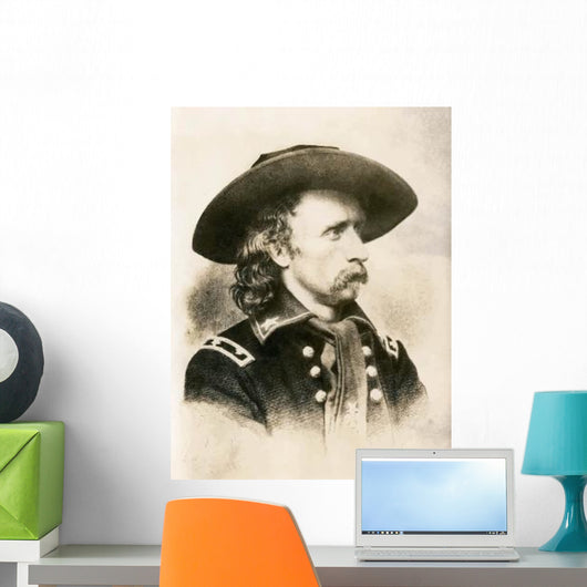 Digitally Restored Vector Portrait Wall Decal Design 19