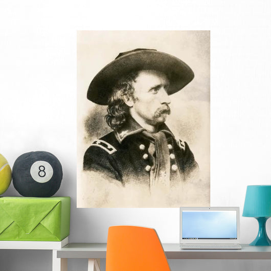 Digitally Restored Vector Portrait Wall Decal Design 19