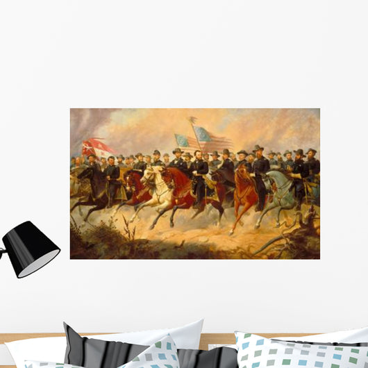 Digitally Restored Vector Painting Wall Decal Design 13