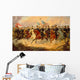 Digitally Restored Vector Painting Wall Decal Design 13