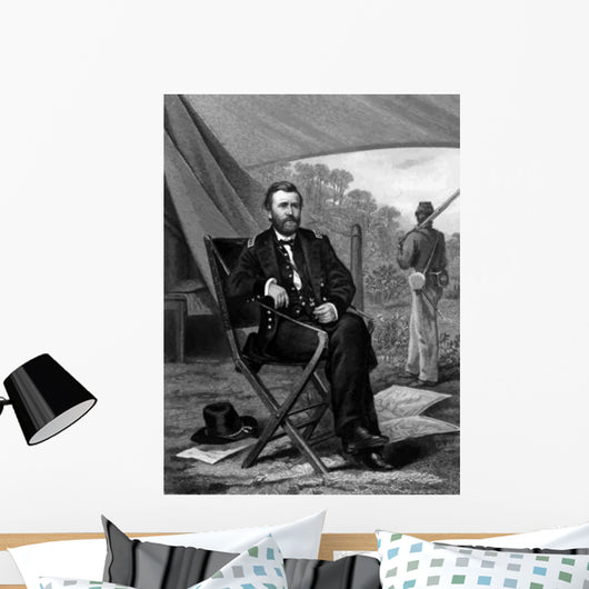 Digitally Restored Vector Portrait Wall Decal Design 13