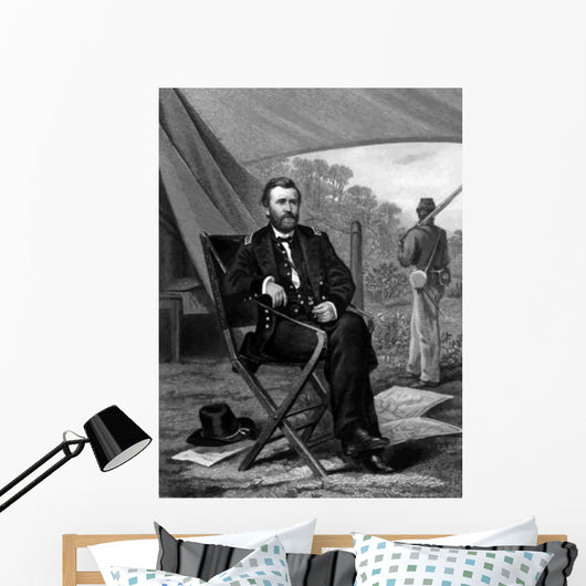 Digitally Restored Vector Portrait Wall Decal Design 13