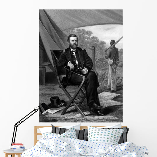 Digitally Restored Vector Portrait Wall Decal Design 13