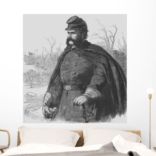 Digitally Restored Vector Portrait Wall Decal Design 12