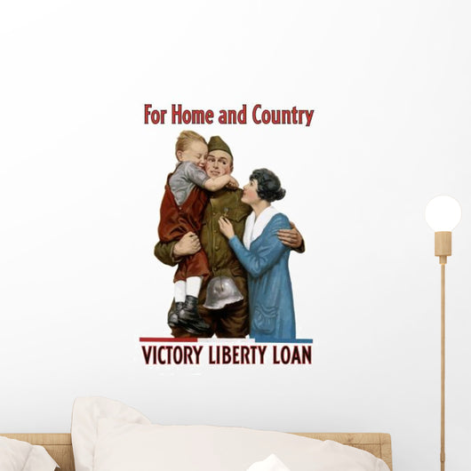 Digitally Restored War Propaganda Wall Decal Design 126