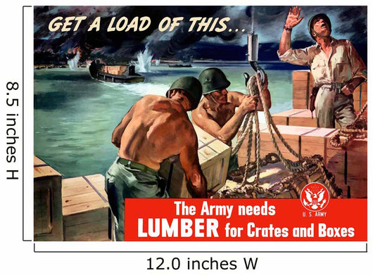 Digitally Restored War Propaganda Wall Decal Design 122