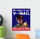 Digitally Restored War Propaganda Wall Decal Design 118