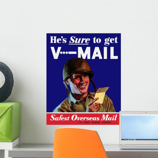 Digitally Restored War Propaganda Wall Decal Design 118