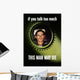 Digitally Restored War Propaganda Wall Decal Design 116