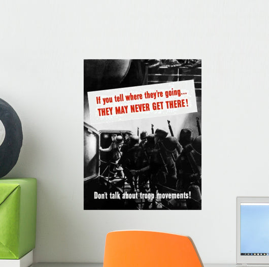 Digitally Restored War Propaganda Wall Decal Design 115