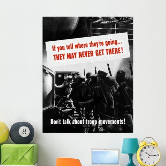 Digitally Restored War Propaganda Wall Decal Design 115