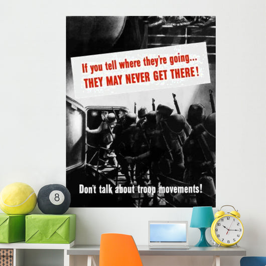 Digitally Restored War Propaganda Wall Decal Design 115