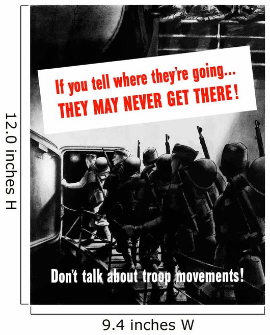 Digitally Restored War Propaganda Wall Decal Design 115