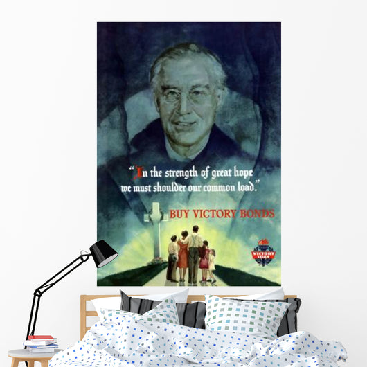 Digitally Restored War Propaganda Wall Decal Design 114
