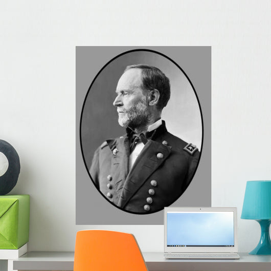 Digitally Restored Vector Portrait Wall Decal Design 8