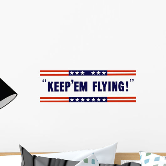 Digitally Restored War Propaganda Wall Decal Design 107