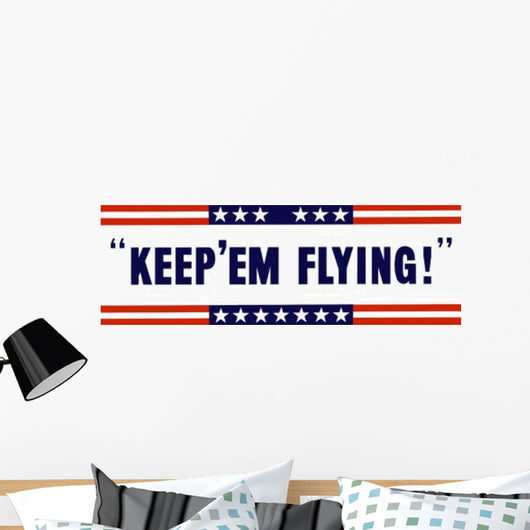 Digitally Restored War Propaganda Wall Decal Design 107