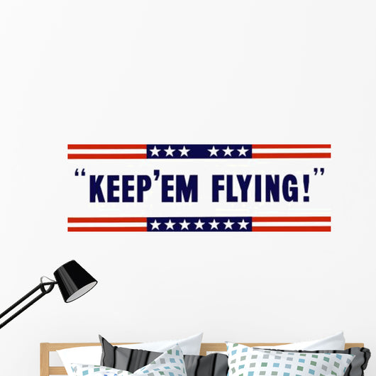 Digitally Restored War Propaganda Wall Decal Design 107