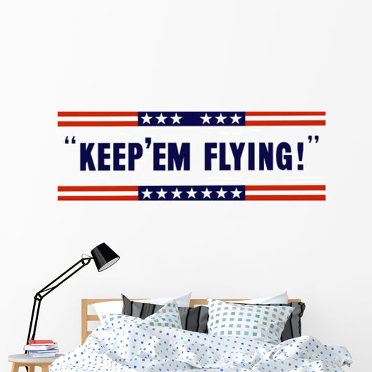 Digitally Restored War Propaganda Wall Decal Design 107