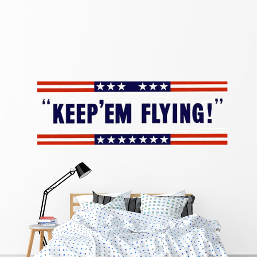 Digitally Restored War Propaganda Wall Decal Design 107