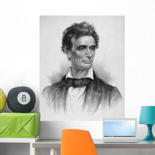 Digitally Restored Vintage Print Wall Decal Design 4