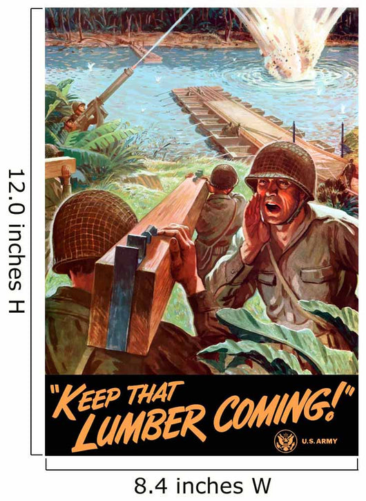 Digitally Restored War Propaganda Wall Decal Design 99