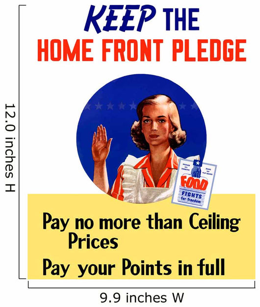 Digitally Restored War Propaganda Wall Decal Design 98