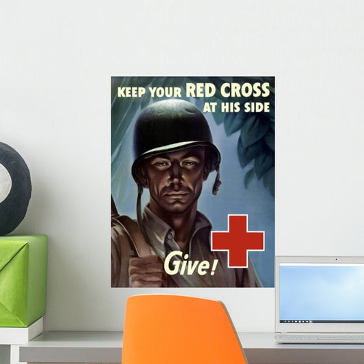 Digitally Restored War Propaganda Wall Decal Design 96