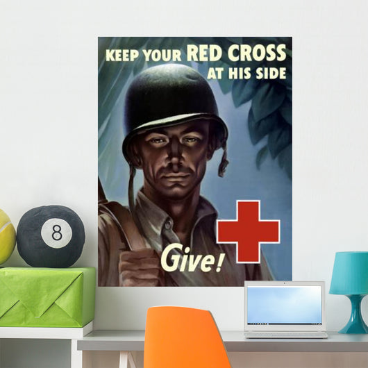 Digitally Restored War Propaganda Wall Decal Design 96