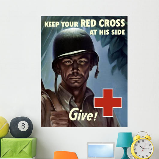 Digitally Restored War Propaganda Wall Decal Design 96