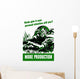 Digitally Restored War Propaganda Wall Decal Design 94