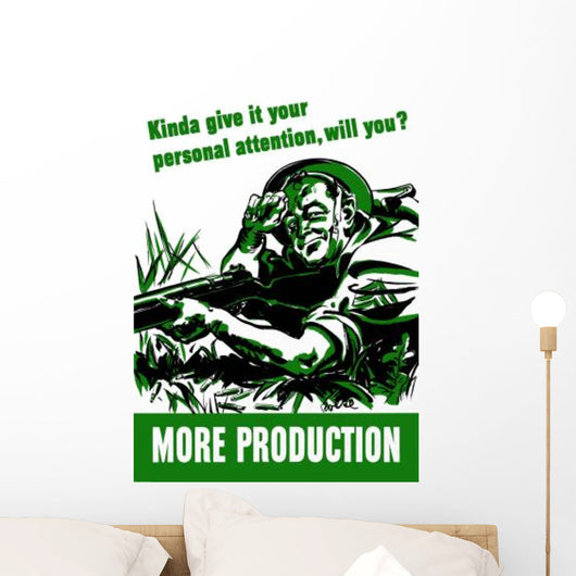 Digitally Restored War Propaganda Wall Decal Design 94