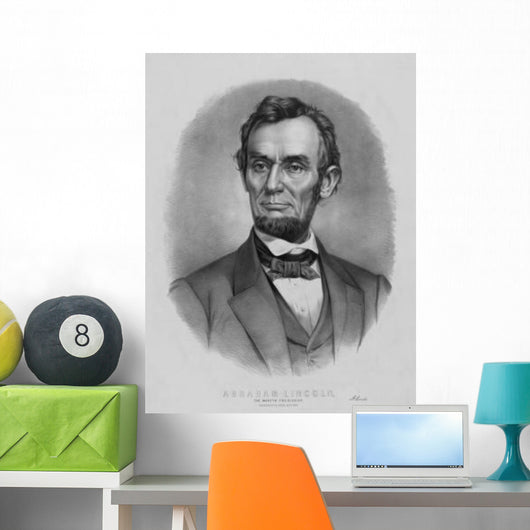 Digitally Restored Vintage Abraham Wall Decal