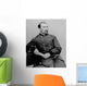 Digitally Restored Vector Portrait Wall Decal Design 7