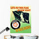Digitally Restored War Propaganda Wall Decal Design 91