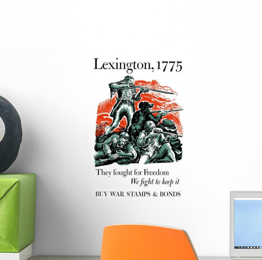 Digitally Restored War Propaganda Wall Decal Design 88