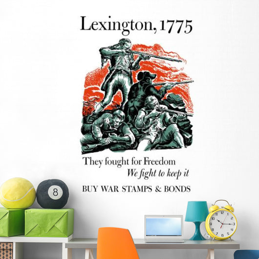 Digitally Restored War Propaganda Wall Decal Design 88