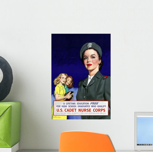 Digitally Restored War Propaganda Wall Decal Design 87