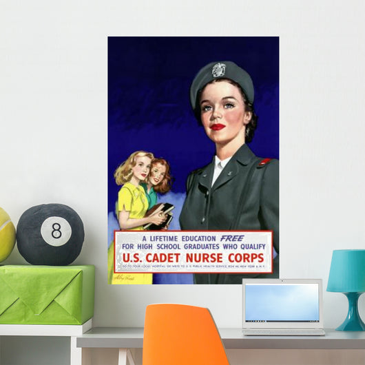 Digitally Restored War Propaganda Wall Decal Design 87