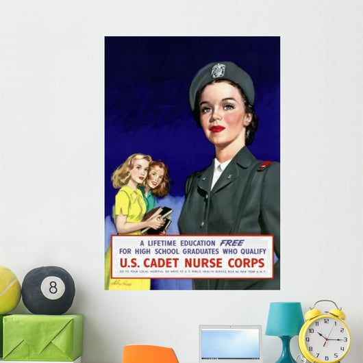 Digitally Restored War Propaganda Wall Decal Design 87