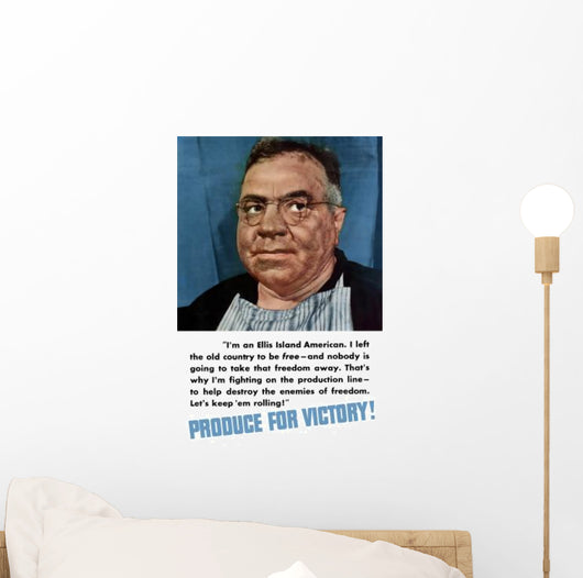 Digitally Restored War Propaganda Wall Decal Design 86