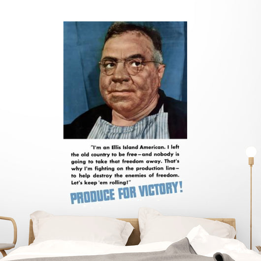 Digitally Restored War Propaganda Wall Decal Design 86