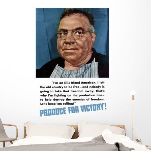 Digitally Restored War Propaganda Wall Decal Design 86