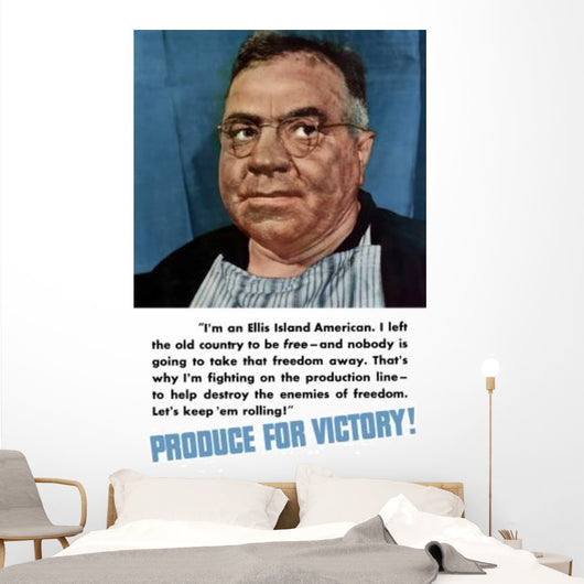 Digitally Restored War Propaganda Wall Decal Design 86