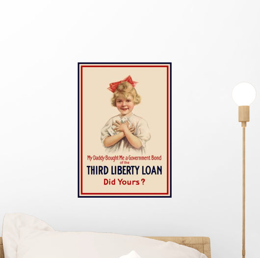 Digitally Restored Wwii War Wall Decal Design 4