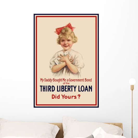 Digitally Restored Wwii War Wall Decal Design 4