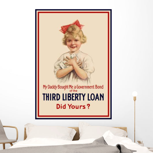 Digitally Restored Wwii War Wall Decal Design 4