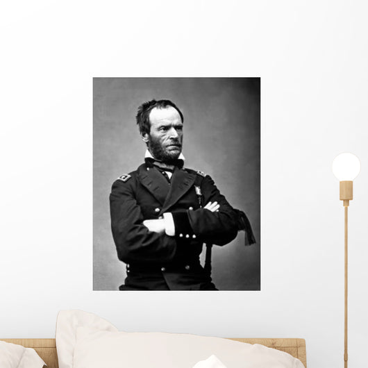Digitally Restored Vector Portrait Wall Decal Design 5