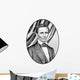 Digitally Restored Vector Portrait Wall Decal Design 4