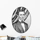 Digitally Restored Vector Portrait Wall Decal Design 4